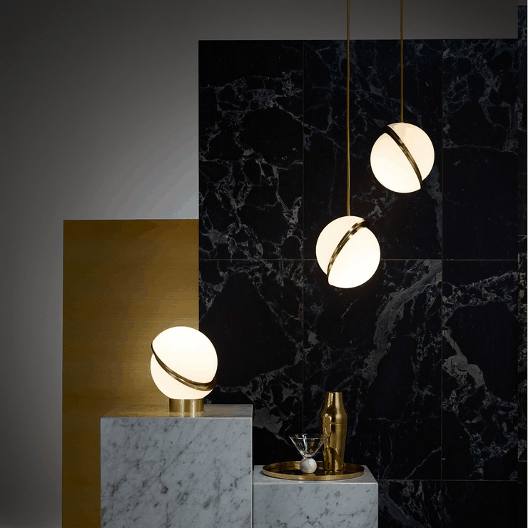 Светильник Crescent Ceiling Light Gold в стиле Lee Broom