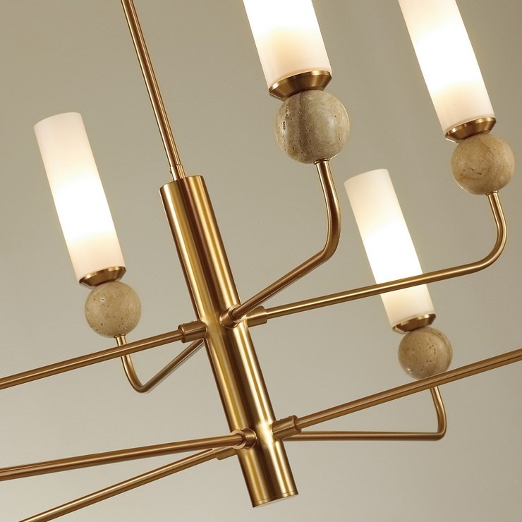 Люстра на штанге STENLY TRAVERTINO