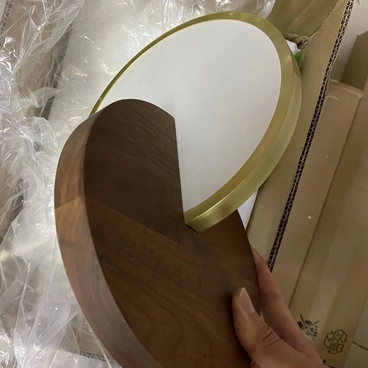 Eclipse Pendant Light Wood