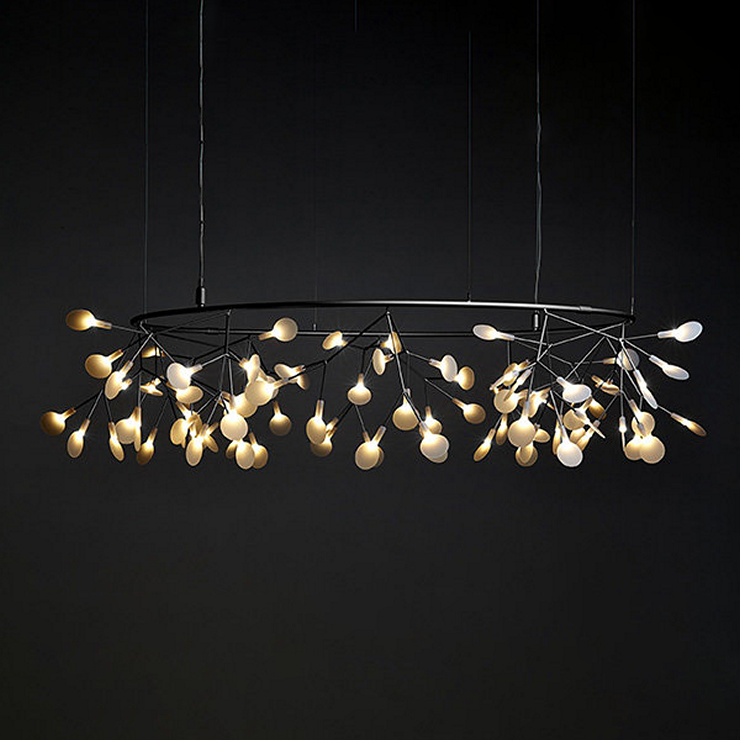 Люстра Heracleum The Big O D125  черный в стиле Moooi