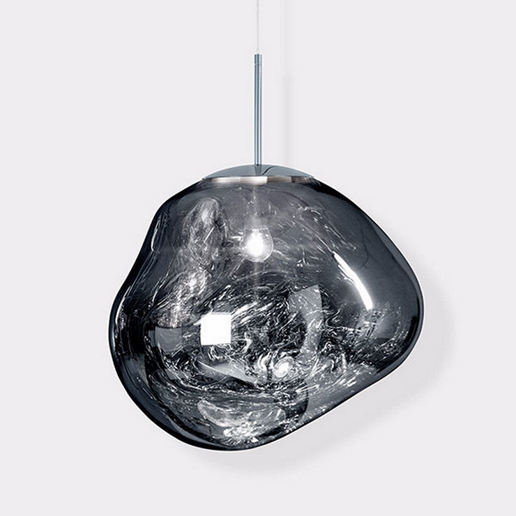 Светильник подвесной Melt Chrome в стиле Tom Dixon