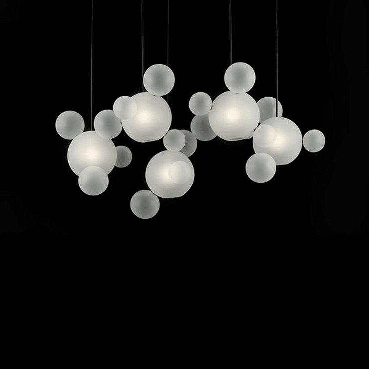 Светильник Bolle Zigzag 24 Bubbles Frosted