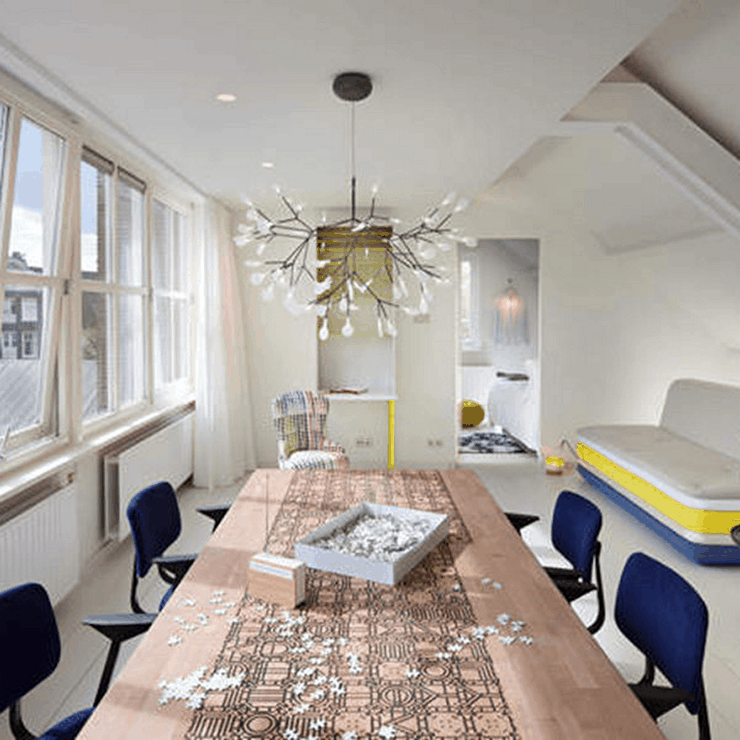 Люстра Heracleum 2 Small D50  медный в стиле Moooi