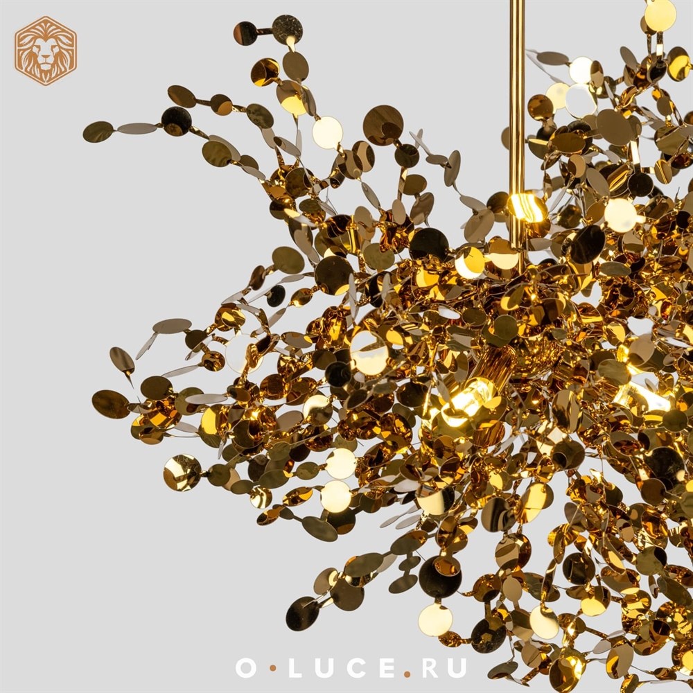 Люстра Argent D85 Золотой в стиле Terzani
