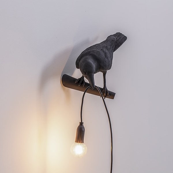 Бра Bird Lamp Black в стиле Seletti