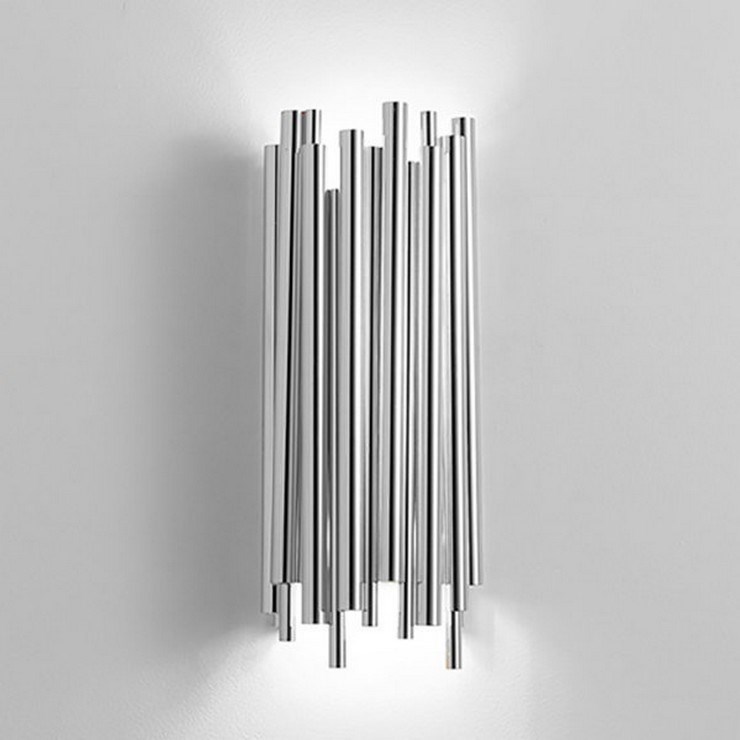 Бра Brubeck Wall Chrome в стиле Delightful