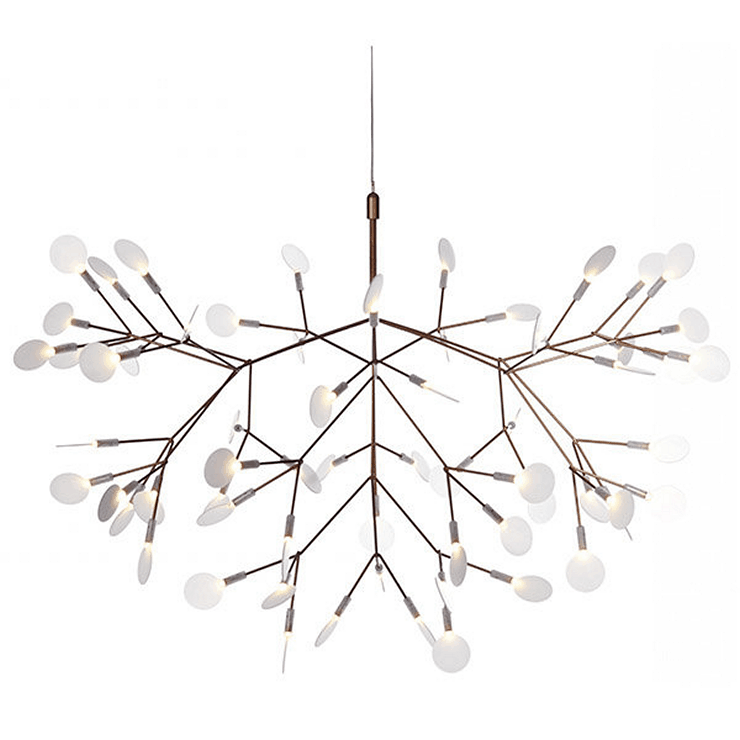 Люстра Heracleum 2 D98  медный в стиле Moooi