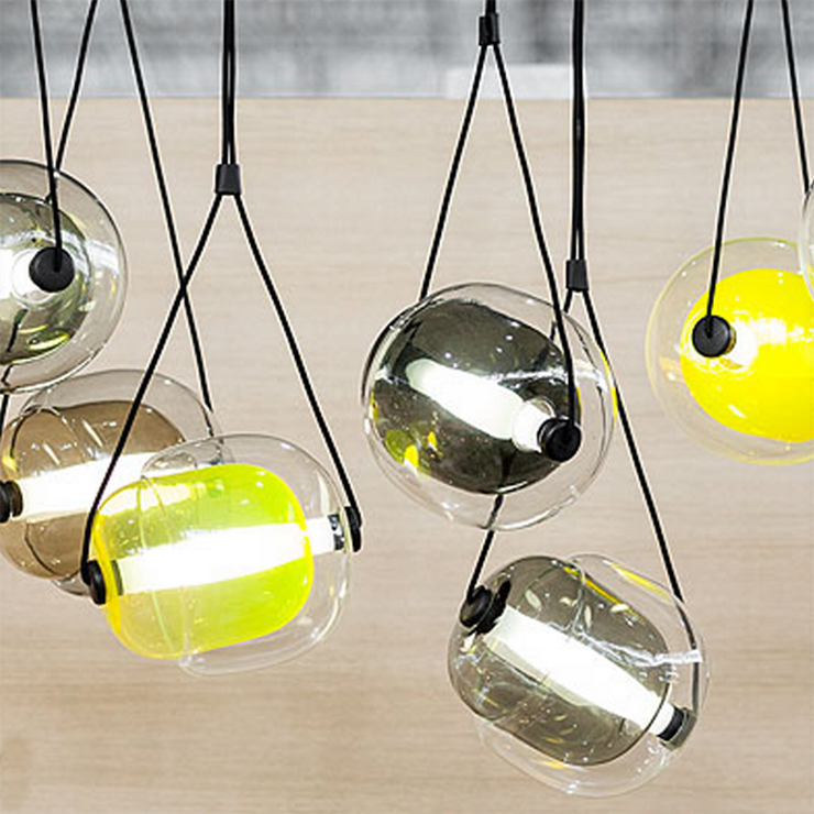 Светильник Capsula Smoke Grey в стиле Brokis