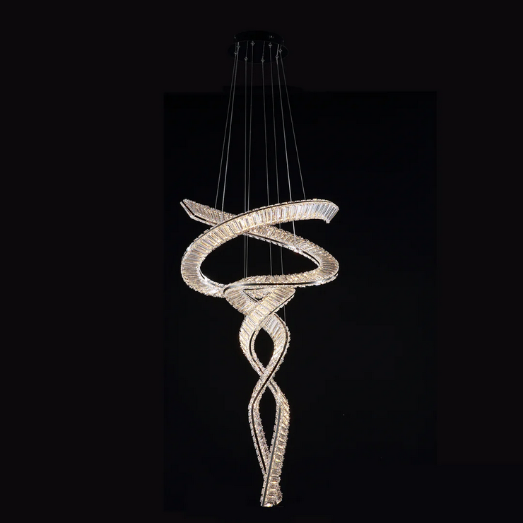 Люстра подвесная Bertolda spiral Gold D100