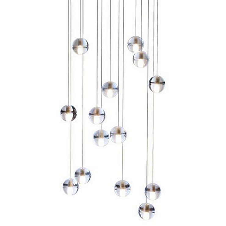 Люстра 14.14 Fourteen Rectangle Pendant Chandelier в стиле Bocci
