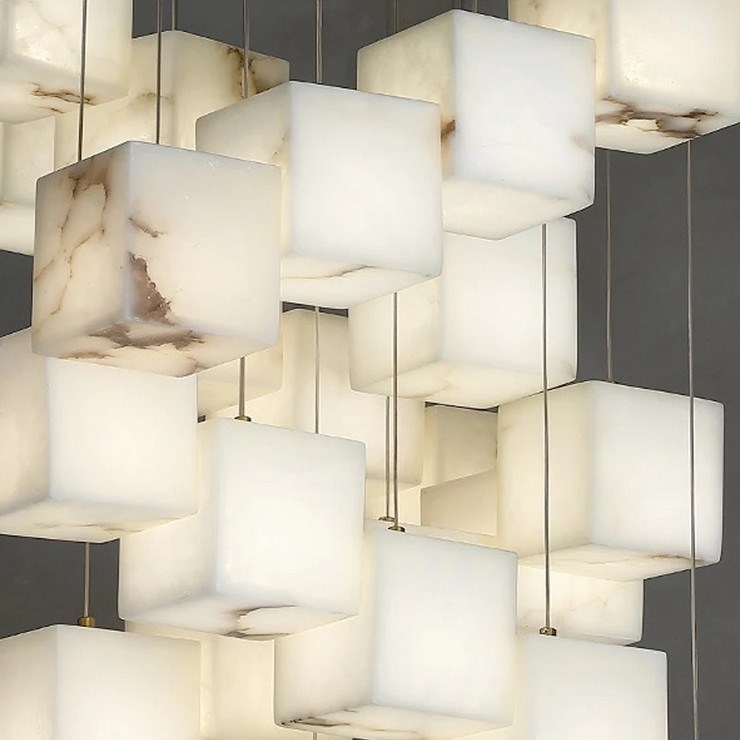 Каскадная люстра Marbel Cube