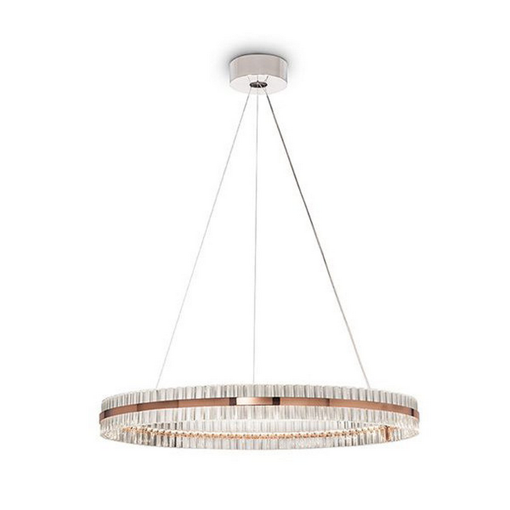 Люстра Saturno Copper D100 в стиле Baroncelli