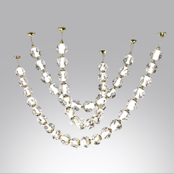 Люстра подвесная Iceberg L253 Gold