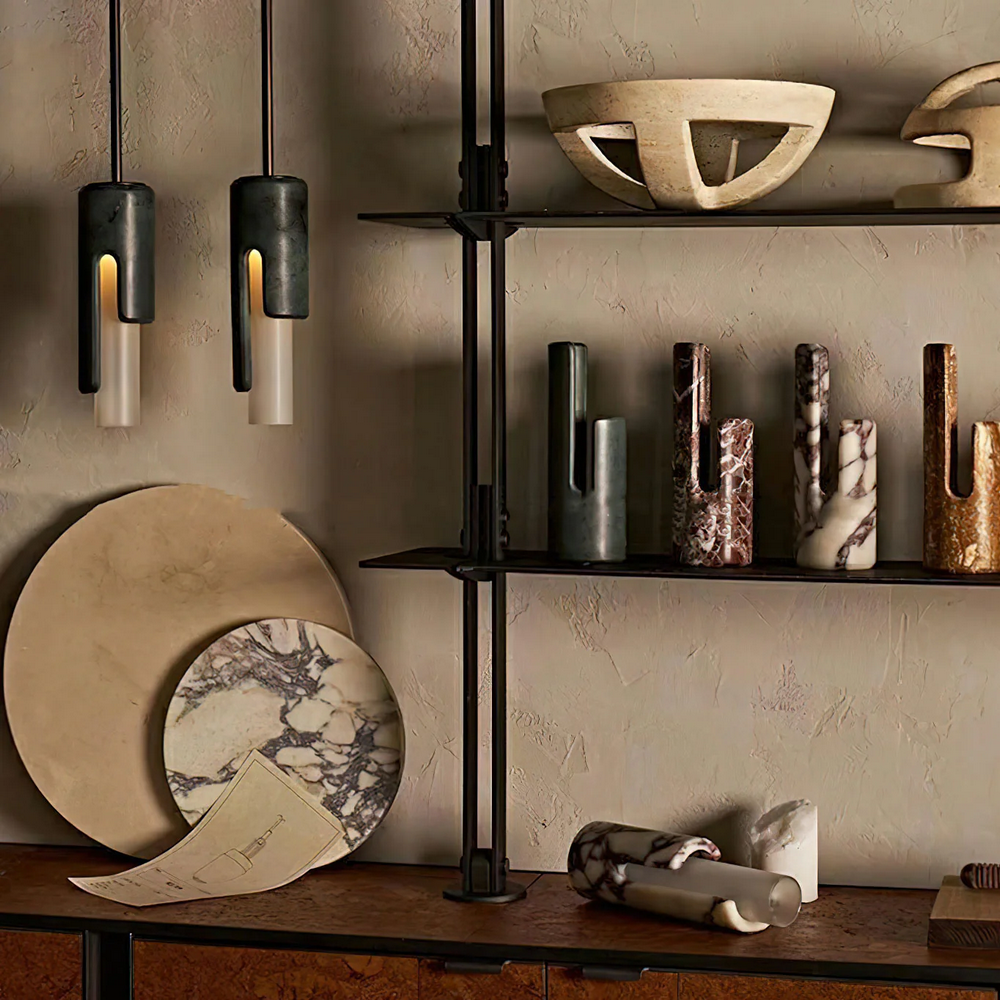 Светильник из мрамора Luxor D9