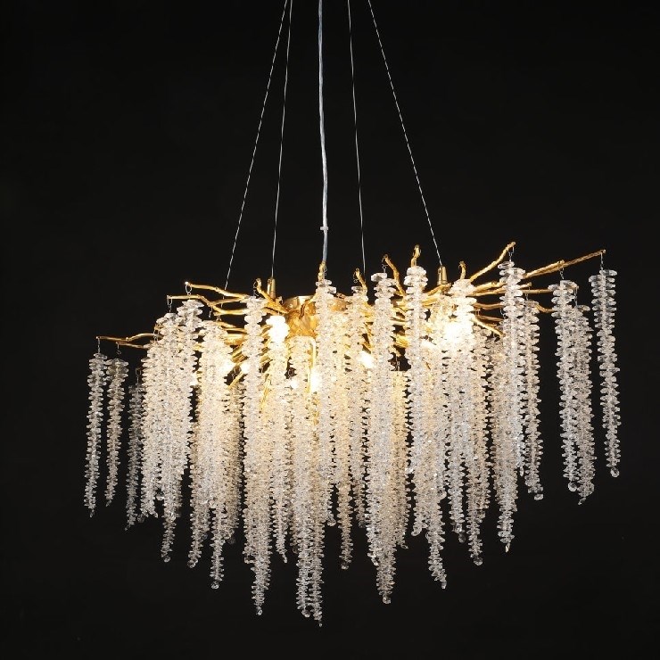 Люстра Sinfonia di Luce Gold Long L 140 см