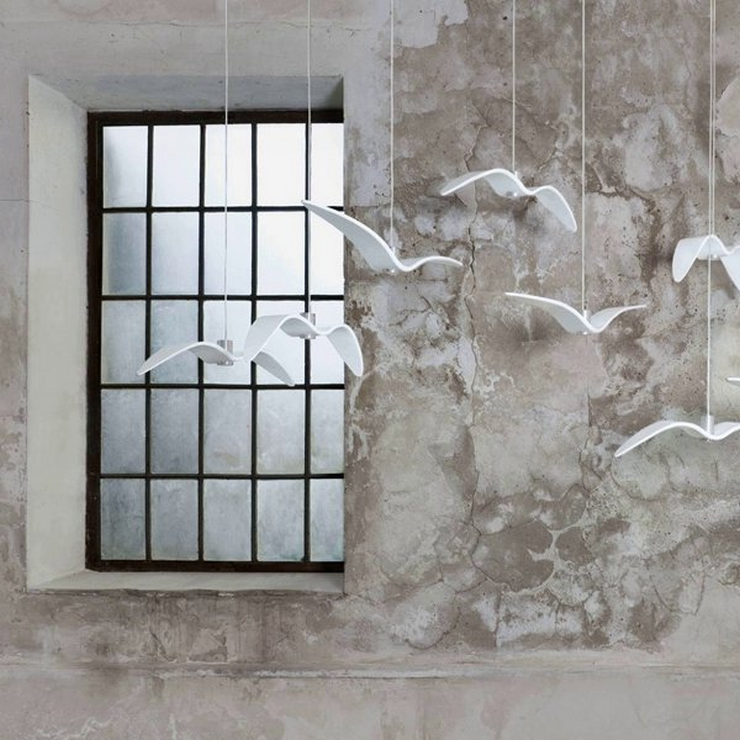 Светильник Night Birds White L40 в стиле Brokis