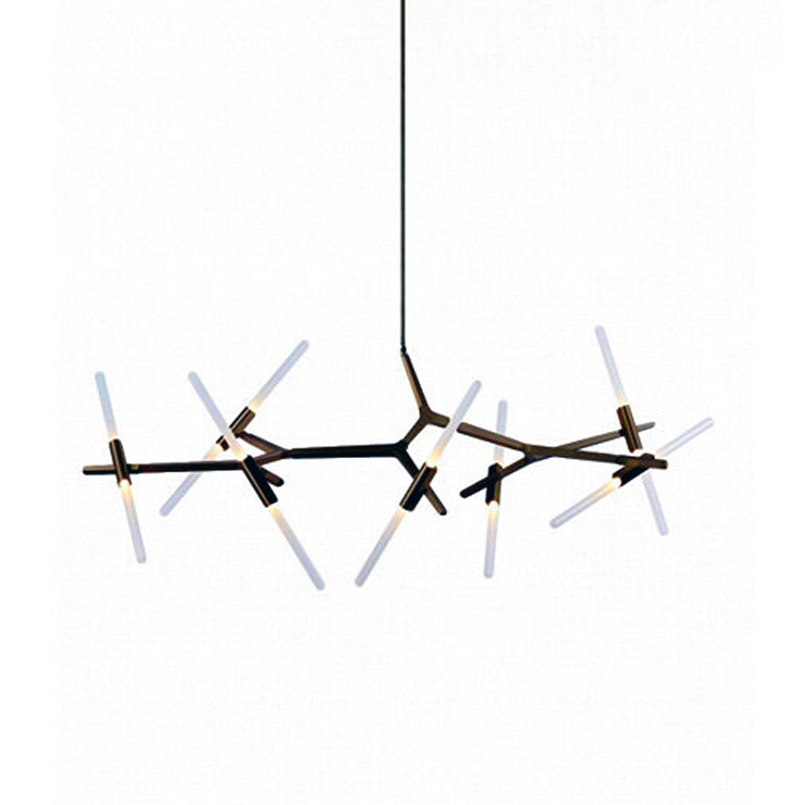 Люстра Agnes 14 Black в стиле Lindsey Adelman