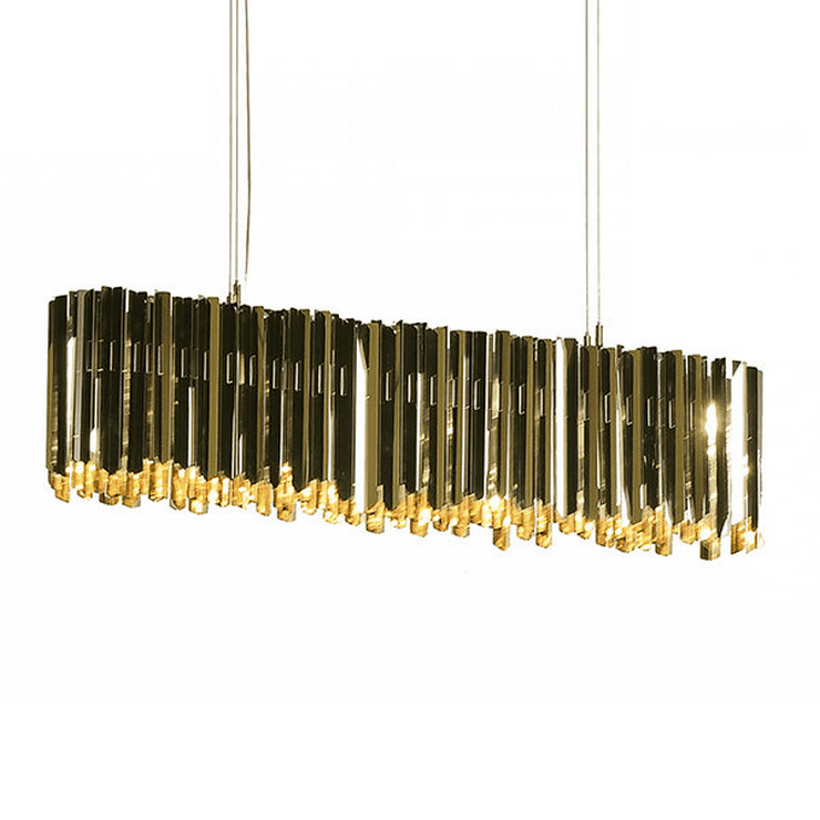 Люстра Facet 16  Золотой в стиле Tom Kirk