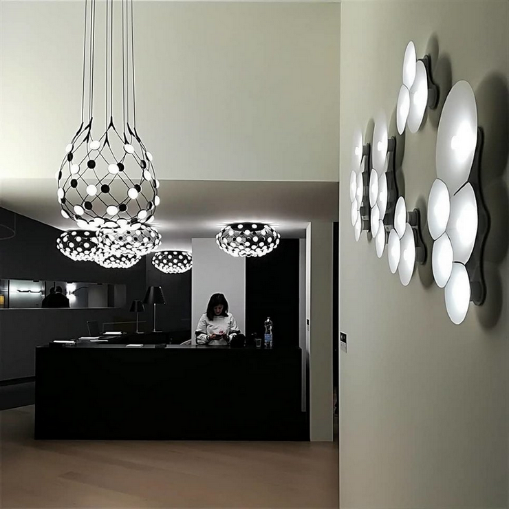 Люстра потолочная Mesh в стиле Luceplan