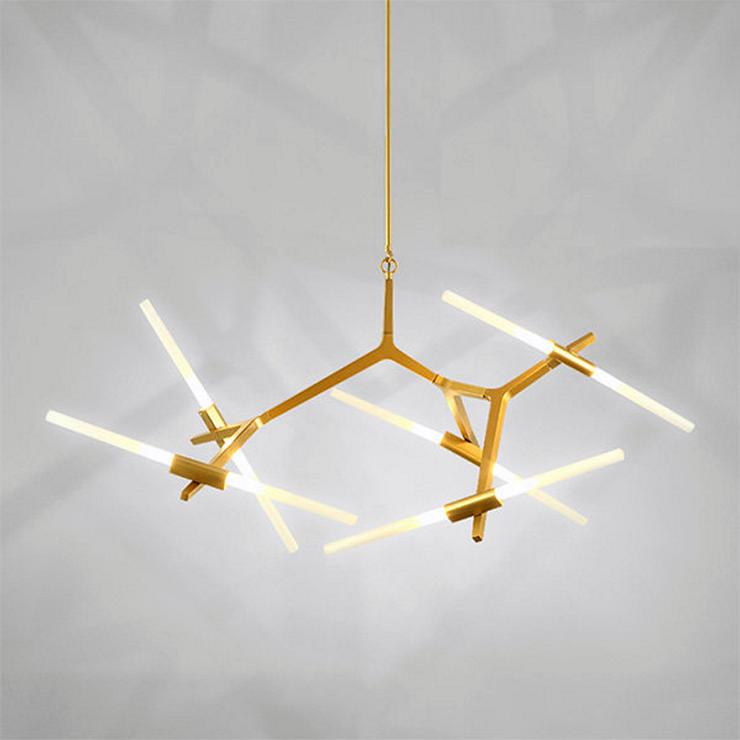 Люстра Agnes 10 Gold