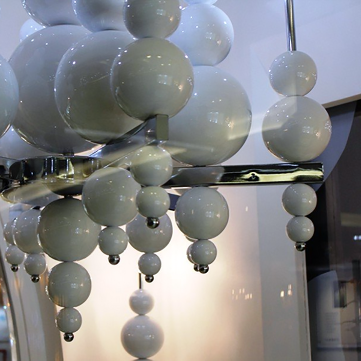 Люстра 12 Tears From Moon 12 плафонов белый в стиле Ilfari