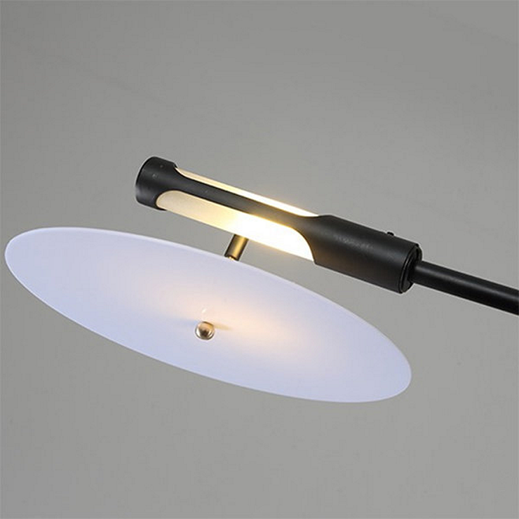 Люстра подвесная Branching Disc 5 Black в стиле Lindsey Adelman