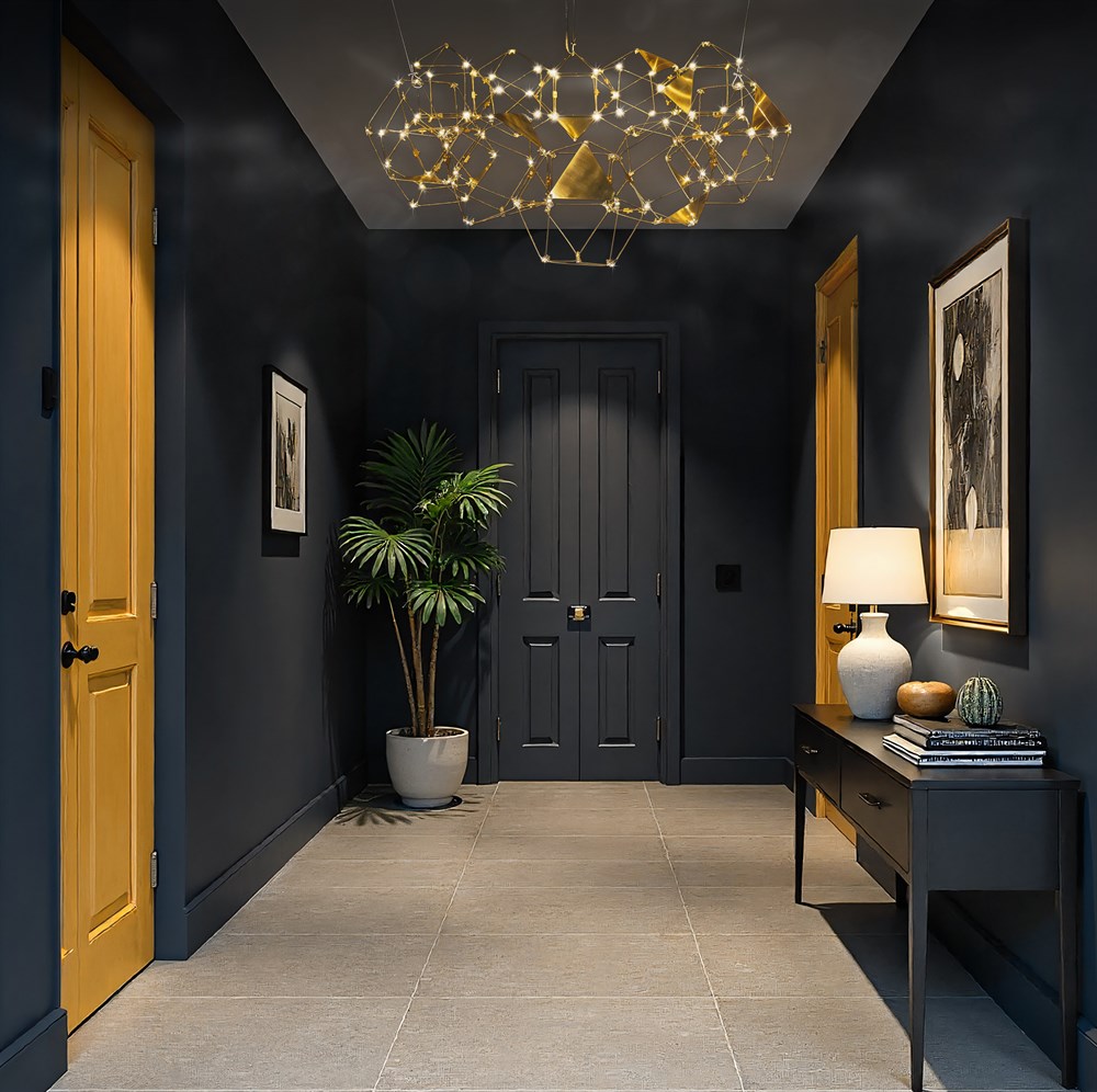 Люстра Bjork small круглая со вставками (сегмент 20*20 см)