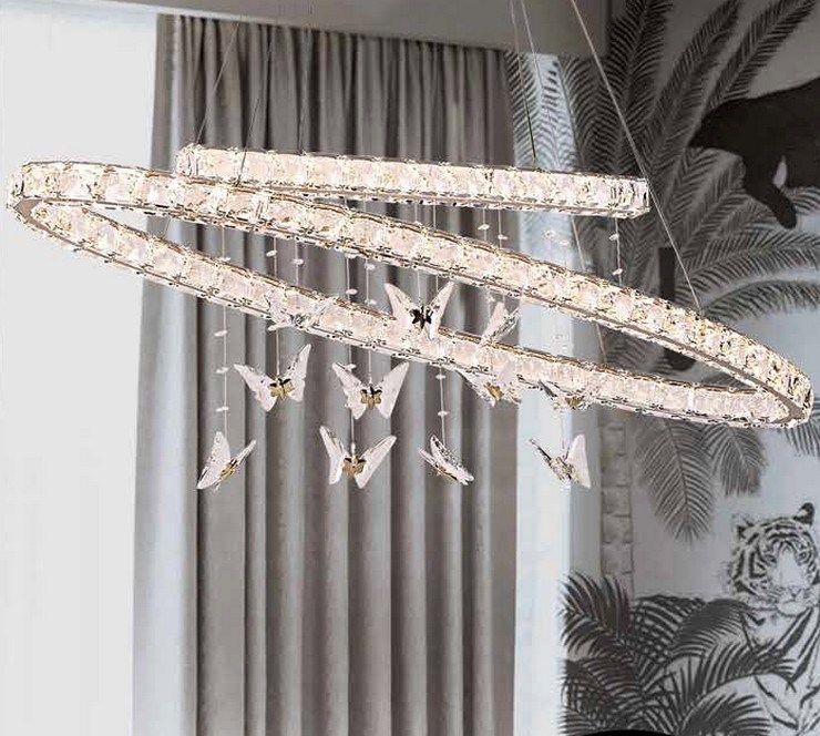 Люстра подвесная Toledo oval Chrome