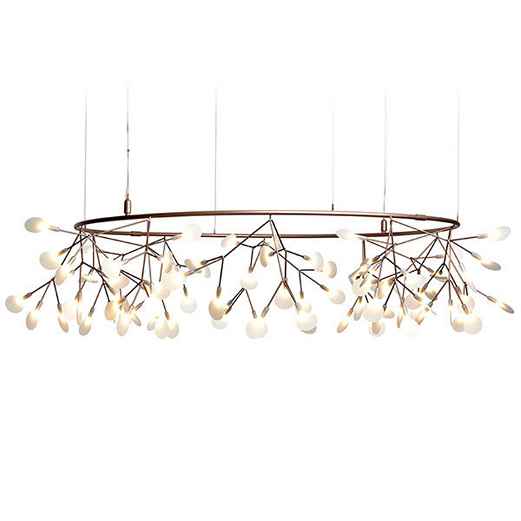 Люстра Heracleum The Big O D210  медный в стиле Moooi