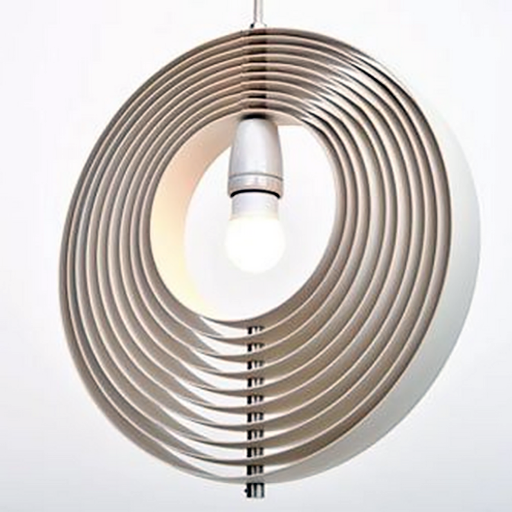 Светильник Moon  Белый в стиле Verner Panton