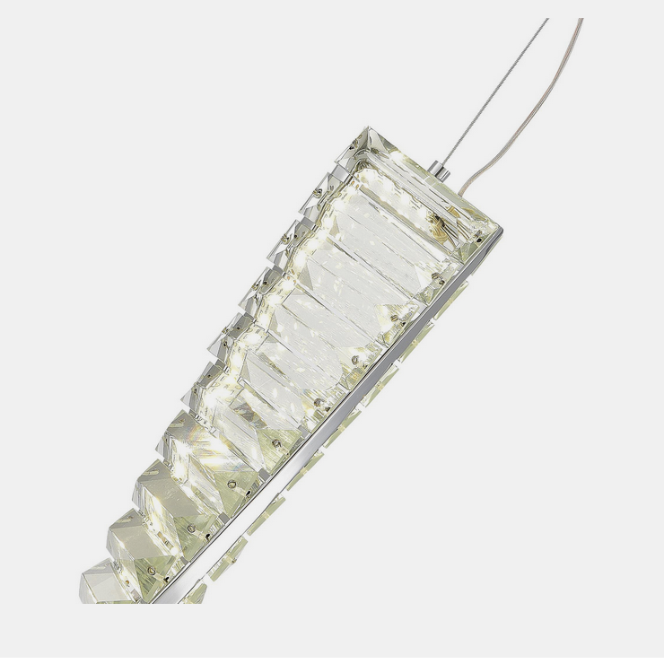 Люстра подвесная Bertolda spiral Silver D100