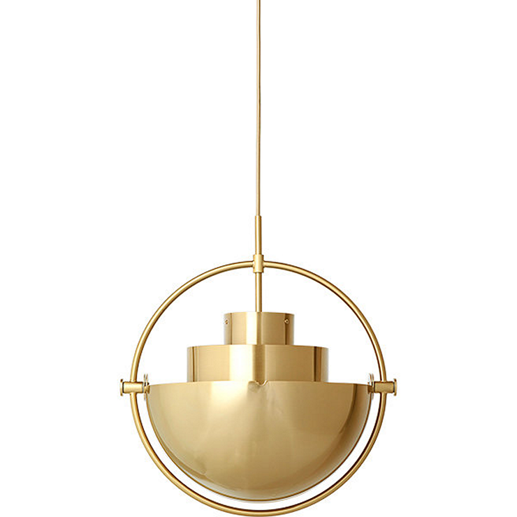 Светильник Multi-lite Pendant Gold  в стиле Gubi
