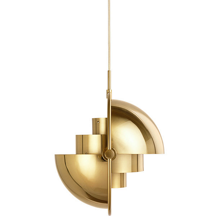 Светильник Multi-lite Pendant Gold  в стиле Gubi
