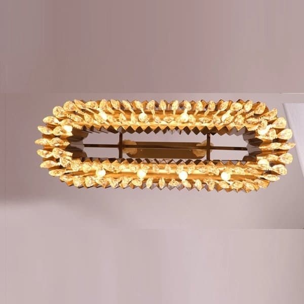 Люстра Cascata Impennata Long Gold