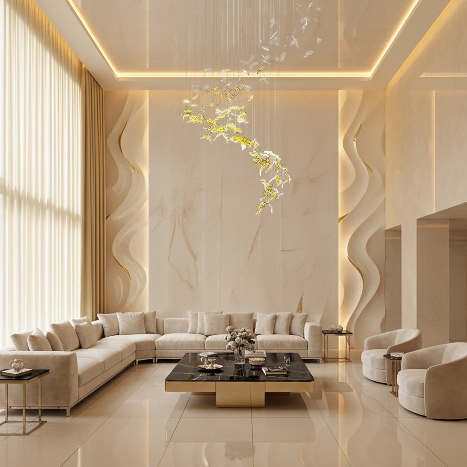 Декоративная композиция Autumn leaves 12