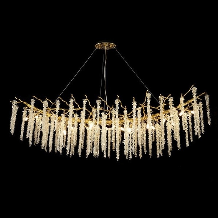 Люстра Sinfonia di Luce Gold Arco L 160 см