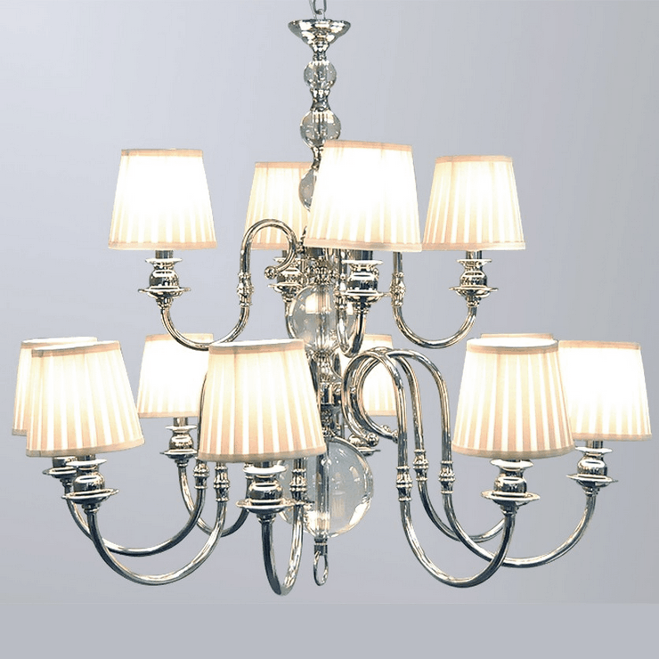 Люстра Detroit, Nickel Clear glass D90*Н76/176 cm БЕЗ АБАЖУРОВ