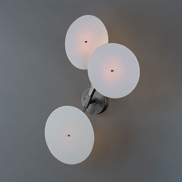 Бра Branching Disc Wall Черный в стиле Lindsey Adelman