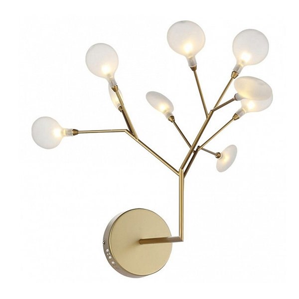 Бра Heracleum золотой в стиле Moooi