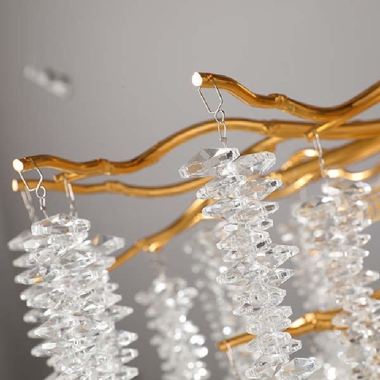 Люстра Sinfonia di Luce Gold Long L 140 см