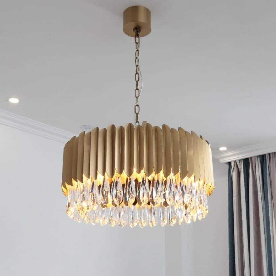 Люстра Cascata Impennata D80 Gold