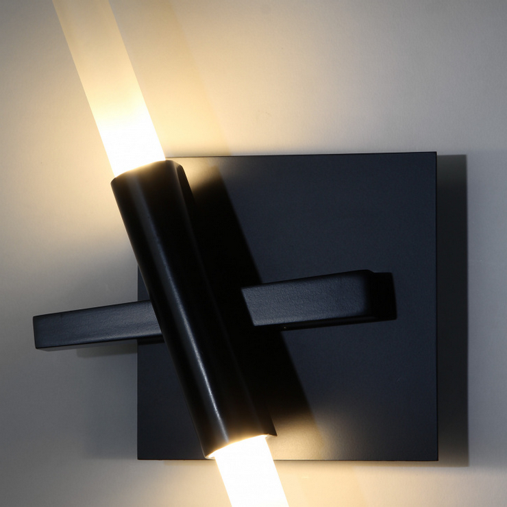 Бра Agnes 2  Черный в стиле Lindsey Adelman