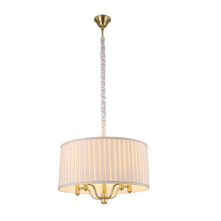 Люстра Miami, Brass Shade beige D55*H40 cm
