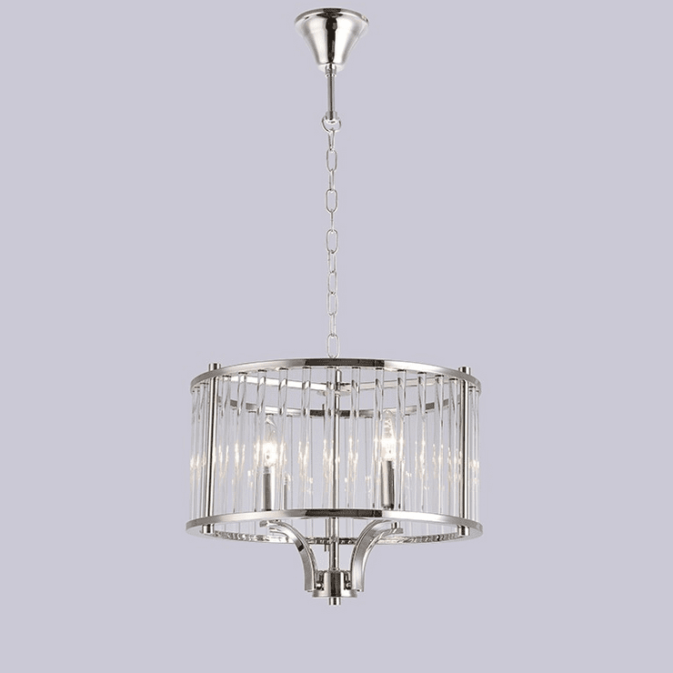 Подвесной светильник San Jose, Nickel Clear crystal D40*H30/130 cm