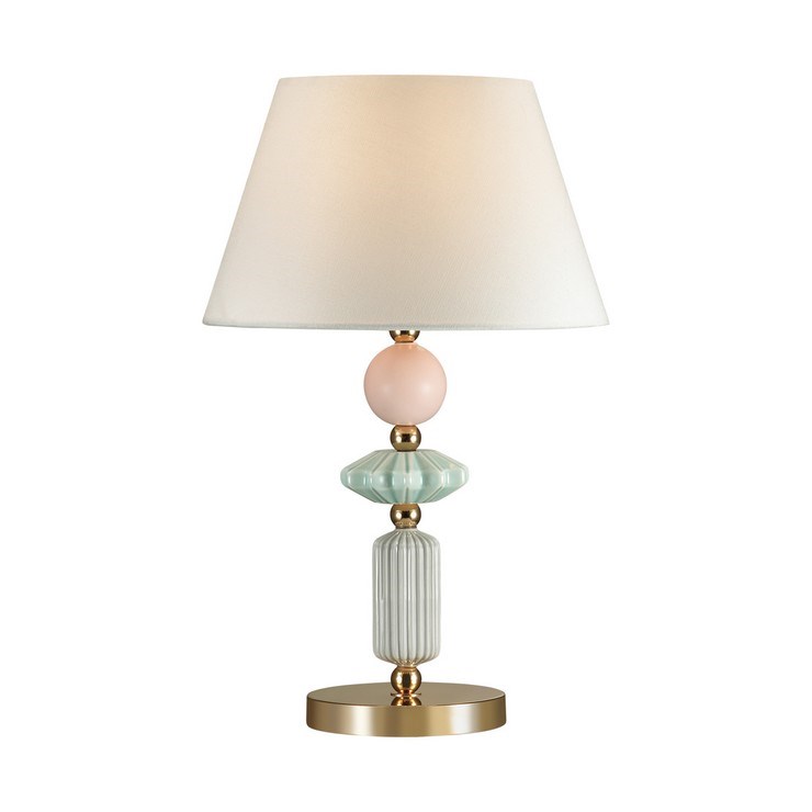 Лампа настольная Caramelle Pink/Green/Gray