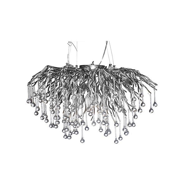 Люстра Droplet Chandelier Chrome D120