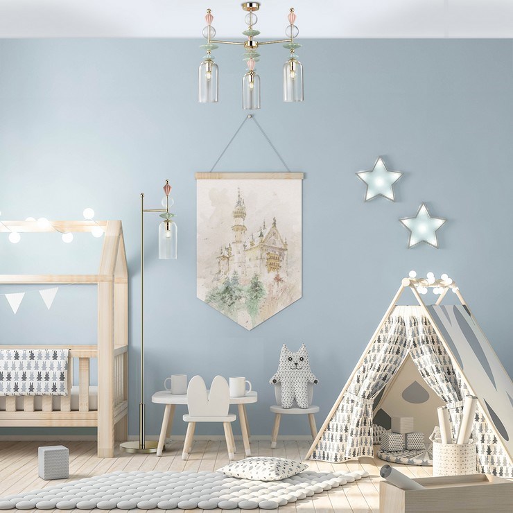 Люстра потолочная Caramelle D64 Pink