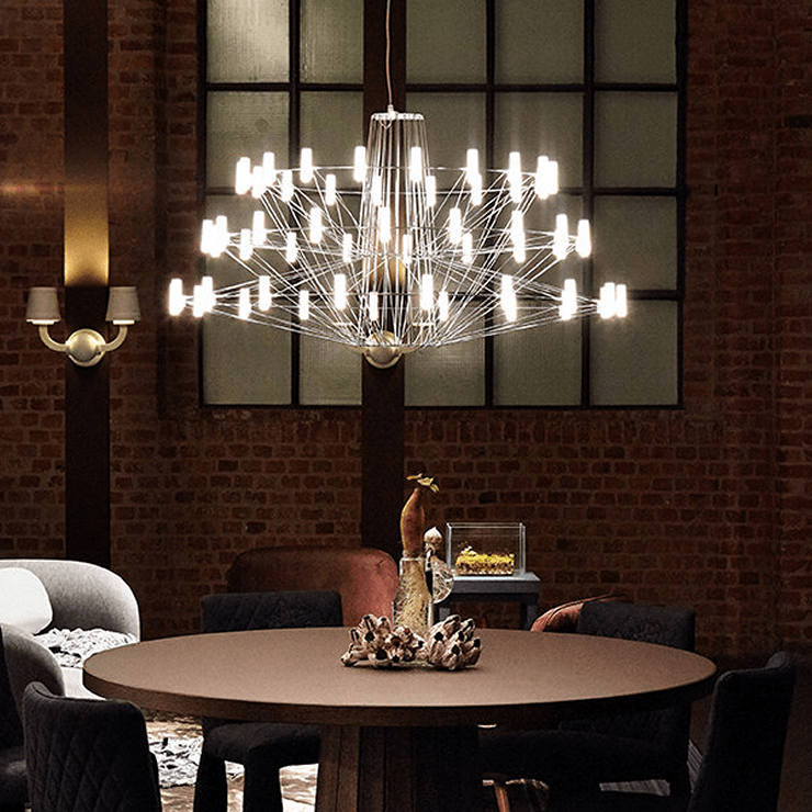 Люстра Coppelia Small 2 D85 Nickel в стиле Moooi