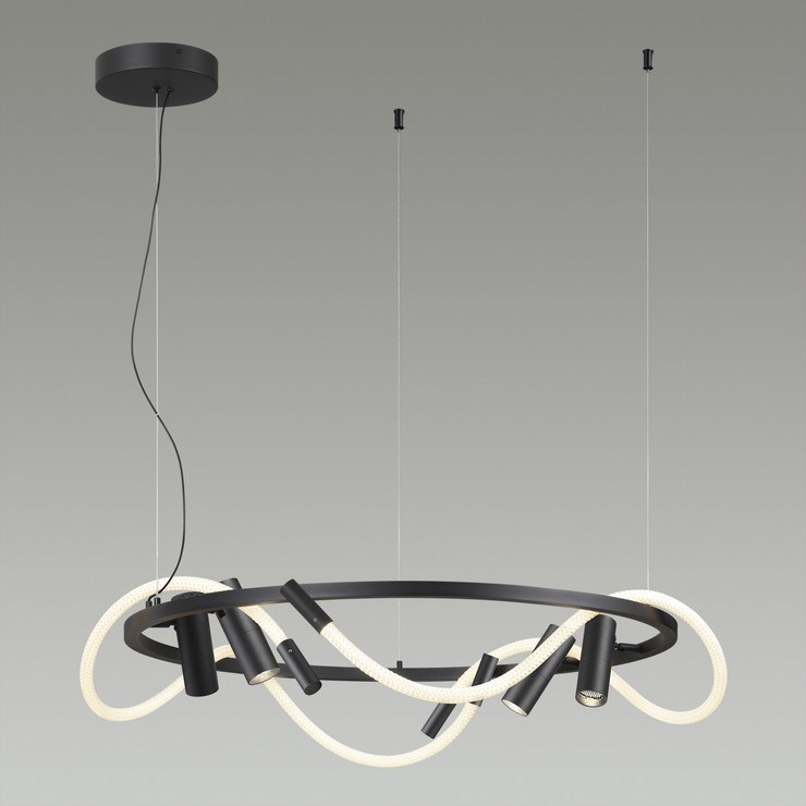 Люстра подвесная Tracer Bar  D90 Black