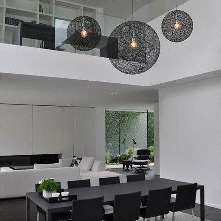 Люстра Random  Black D30 в стиле Moooi